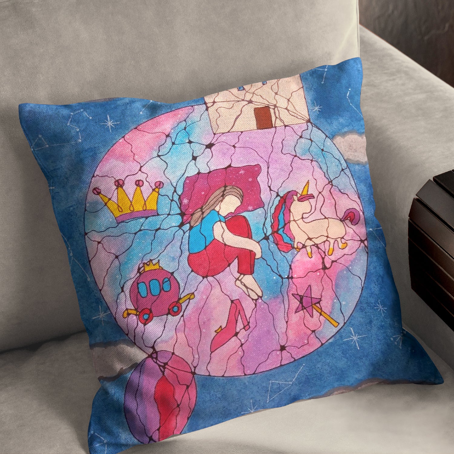 Childhood dreams Cushion