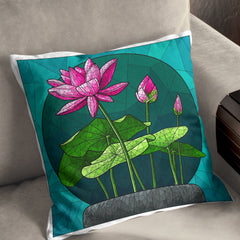 Lotus Flower Cushion