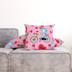 Dolphin Valentines Cushion