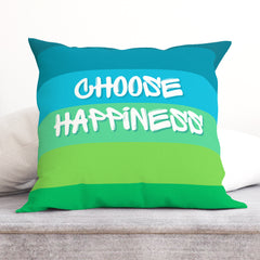 Choose Happiness Multicolor Stripe -1 Cushion