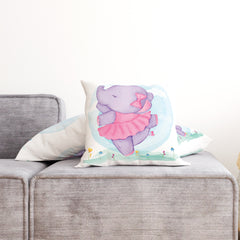 Dancing Baby Elephant Cushion