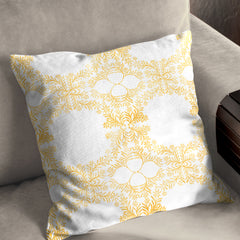 Blue Pottery in yellow Cushion
