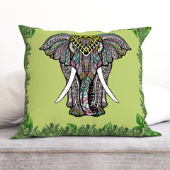 Forest Elephant Cushion