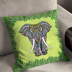 Forest Elephant Cushion