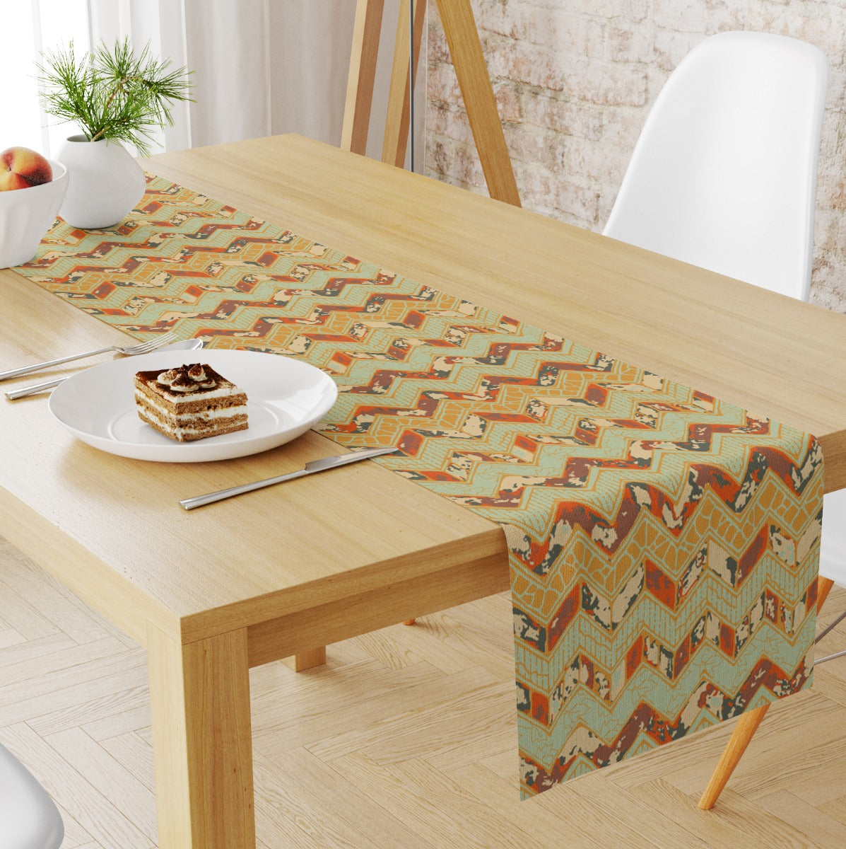 Abstract block Table Runner