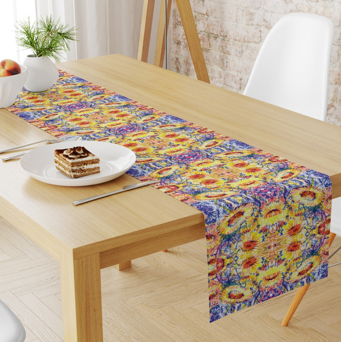 Abstract Colors Table Runner