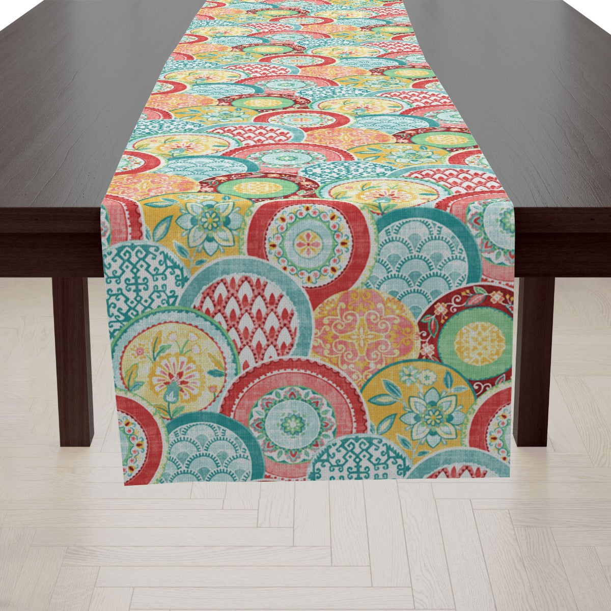 Patchwork Circles Table Runner