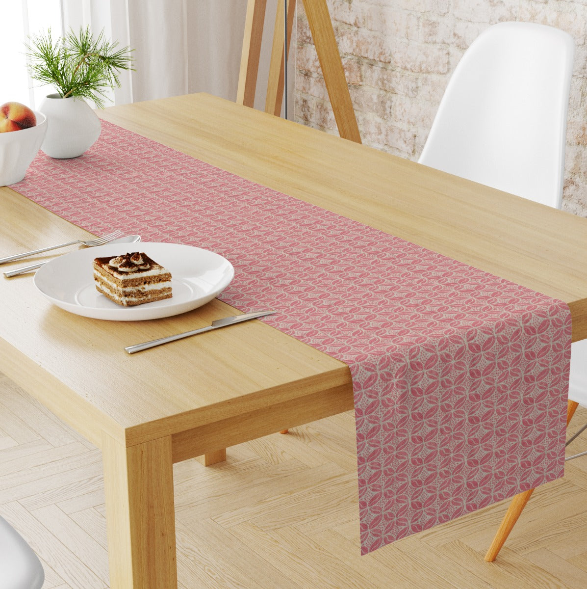 Pink Dots Table Runner