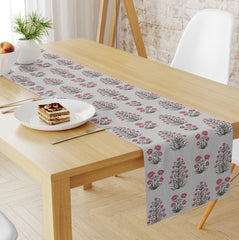 Red Floral Table Runner