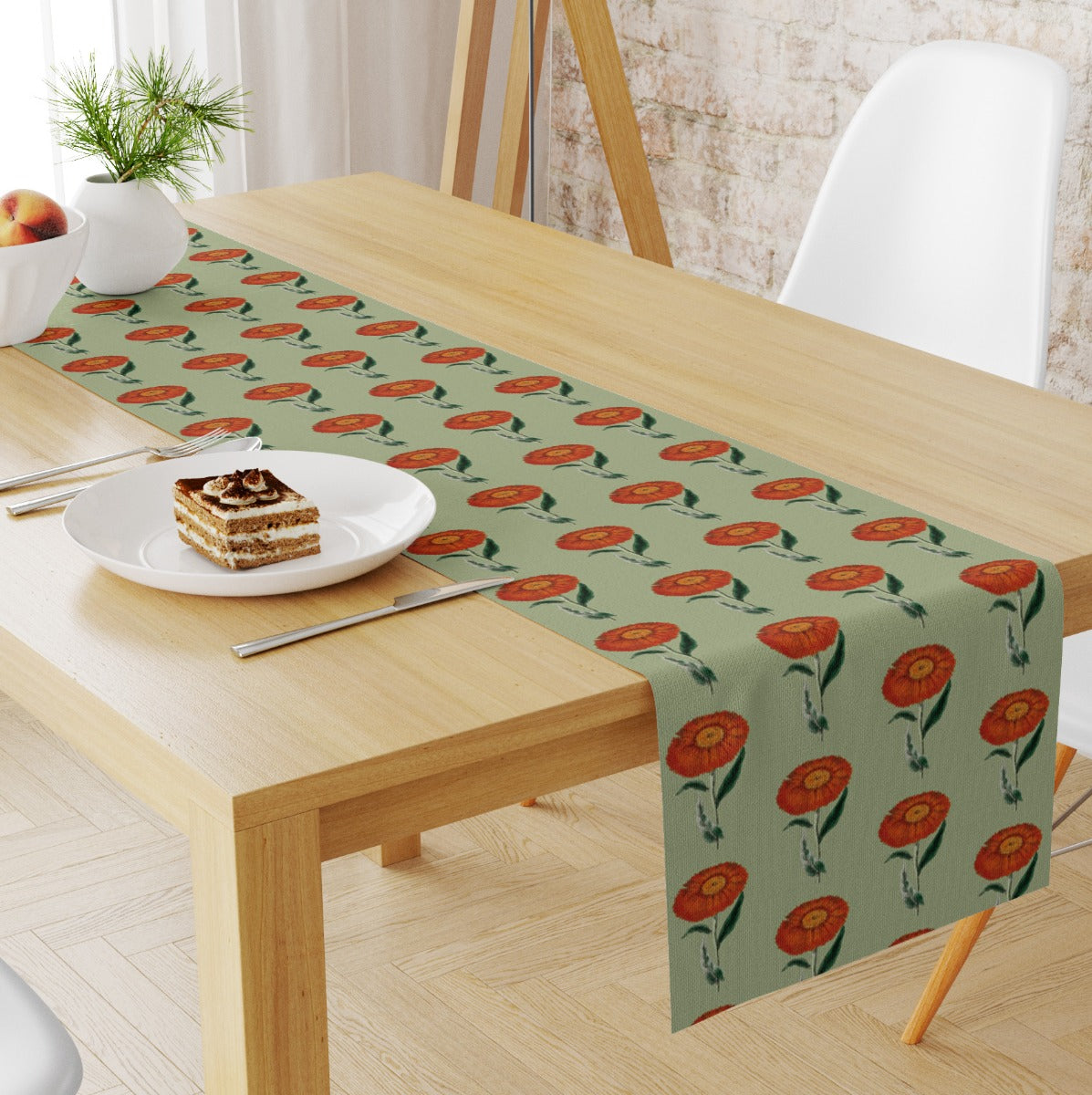 Floral Pattern Table Runner
