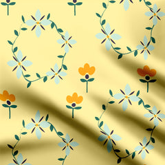 Yellow Floral Table Mats