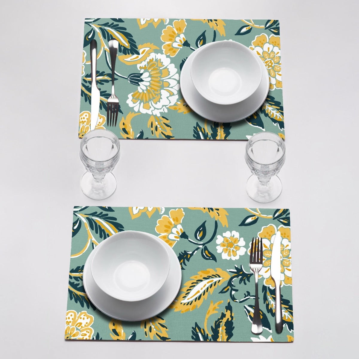 Floral Yellow Table Mats