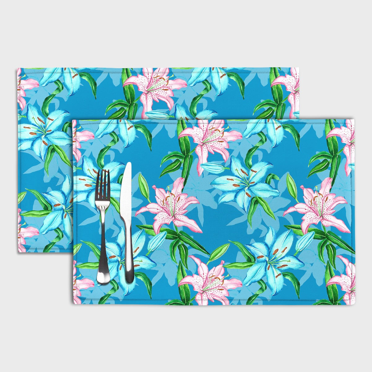 Lily floral design Table Mats