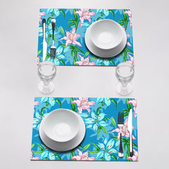 Lily floral design Table Mats