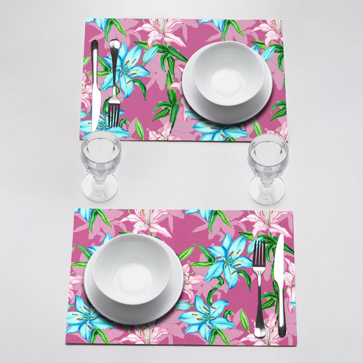 Watercolor Lily Designs Table Mats
