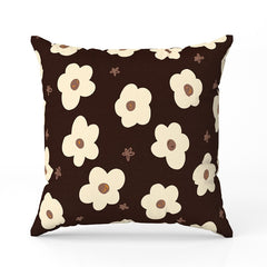 Fat flower cream brown