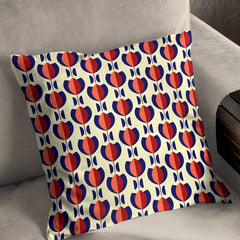 Mini Lotus Red Cushion