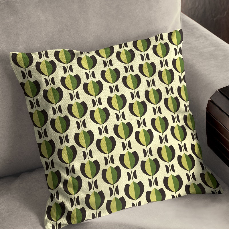 Mini Lotus Green Cushion