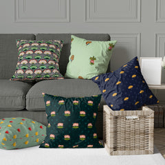 Pichwai Set of 5 Cushions