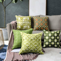 The Color Of Nature Set of 5 Cushions