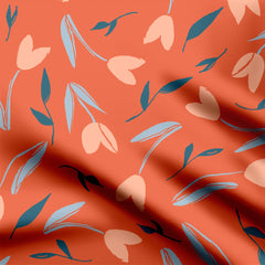 Tulips on orange-443072, All Designs, Chinnon Chiffon, cotton, Cotton Canvas, Cotton Poplin, Cotton Satin, Crepe, FEATURED ARTIST DESIGNS, Floral, Giza Cotton, Leaf, Light Chiffon, Modal Satin, Muslin, Natural Crepe, Organic Cotton Bamboo, Organza, Organza Satin, Organza Satin (Polyester), pashmina, Patriotic Collection, Poly Canvas, Poly Cotton, Pure Linen, Rayon, Satin, Satin Linen, Soumya Gupta, Velvet Velure, Viscose Dola Silk, Viscose Georgette-Symplico