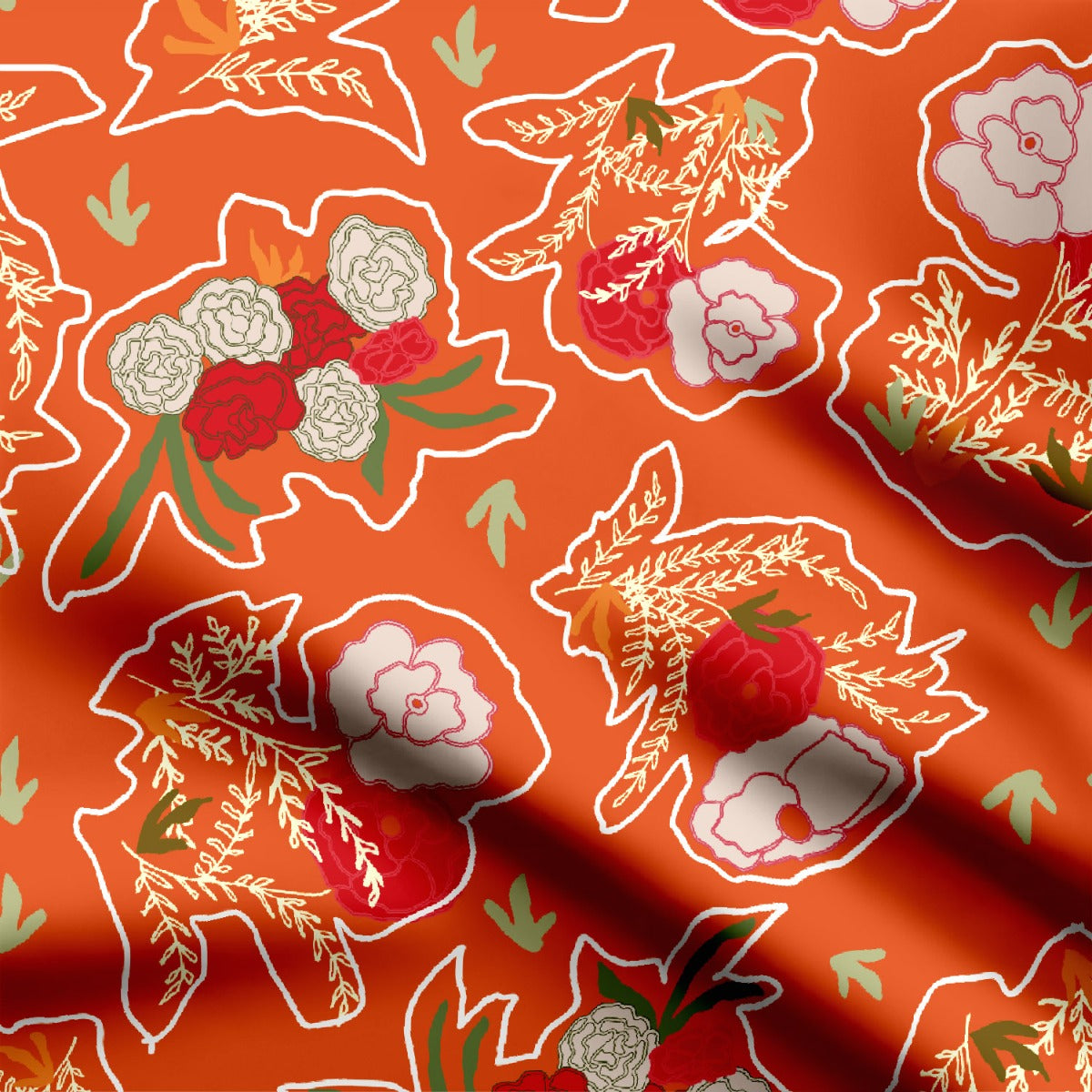 Outlined flower bunche orange-449071, All Designs, Chinnon Chiffon, cotton, Cotton Canvas, Cotton Poplin, Cotton Satin, FEATURED ARTIST DESIGNS, Floral, Giza Cotton, Leaf, Light Chiffon, Modal Satin, Muslin, Natural Crepe, Organic Cotton Bamboo, Organza, Organza Satin, Organza Satin (Polyester), pashmina, Poly Canvas, Poly Cotton, Pure Linen, Rayon, Satin, Satin Linen, Soumya Gupta, Velvet Velure, Viscose Dola Silk, Viscose Georgette-Symplico