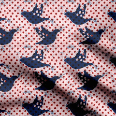 Pigeon Polka Dots-453655, All Designs, animal, Animal Collection, Animals, Bagru, Birds, Chinnon Chiffon, cotton, Cotton Canvas, Cotton Poplin, Cotton Satin, Crepe, Dots, Giza Cotton, Light Chiffon, Modal Satin, Monika Purohit, Muslin, Natural Crepe, Organic Cotton Bamboo, Organza, Organza Satin, Organza Satin (Polyester), pashmina, Poly Canvas, Poly Cotton, Pure Linen, Rayon, Satin, Satin Linen, Velvet Velure, Viscose Dola Silk, Viscose Georgette-Symplico