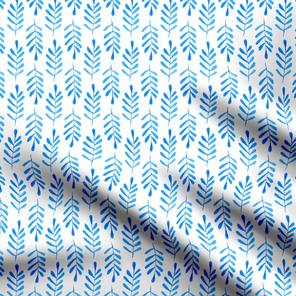 Blue leaves print-461934, All Designs, Chinnon Chiffon, cotton, Cotton Canvas, Cotton Poplin, Cotton Satin, Crepe, Digital, FEATURED ARTIST DESIGNS, Giza Cotton, Indian, Leaf, Light Chiffon, Modal Satin, Muslin, Natural Crepe, Organic Cotton Bamboo, Organza, Organza Satin, Organza Satin (Polyester), pashmina, Poly Canvas, Poly Cotton, Pure Linen, Rayon, Satin, Satin Linen, Tanmayee J B, Tropical, Velvet Velure, Viscose Dola Silk, Viscose Georgette-Symplico