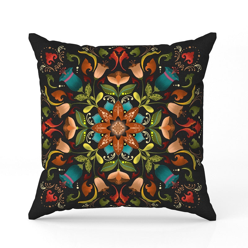 Black floral scandi