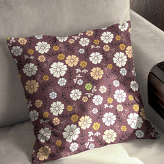 Ditsy floral coffee brown